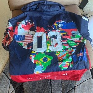 Copper rivet windbreaker